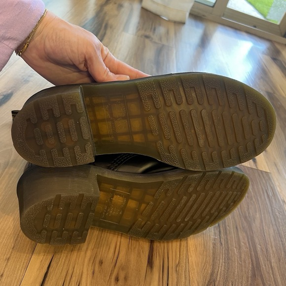 Dr. Martens Clemency 8 Eye Boots Black Smooth Leather Women's US 11 Heeled - Picture 4 of 16